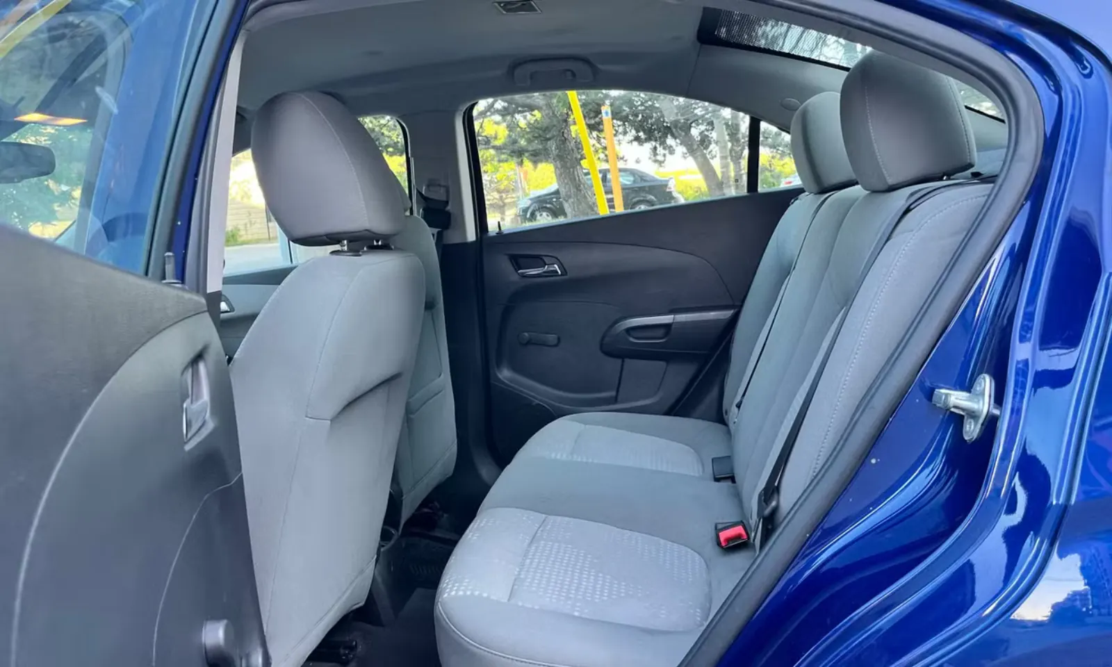 2013 Chevy Sonic — rear seat