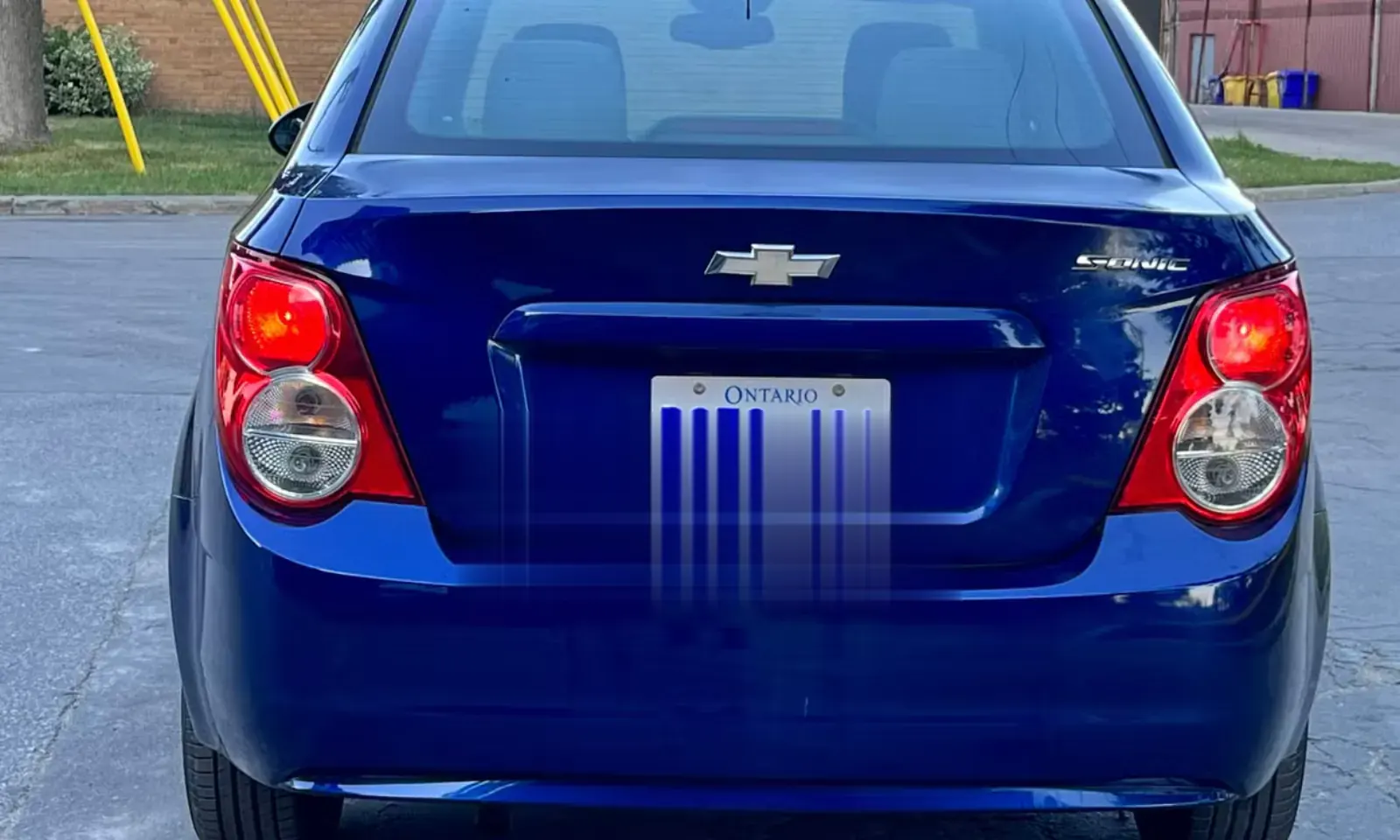 2013 Chevy Sonic — rear