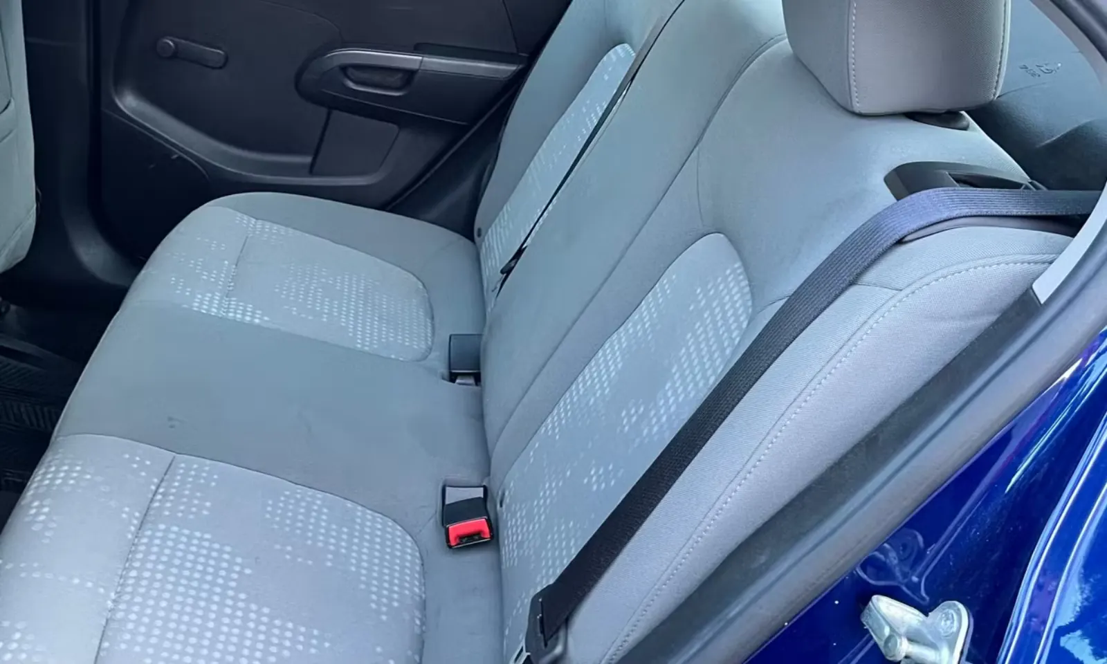 2013 Chevy Sonic — rear seat