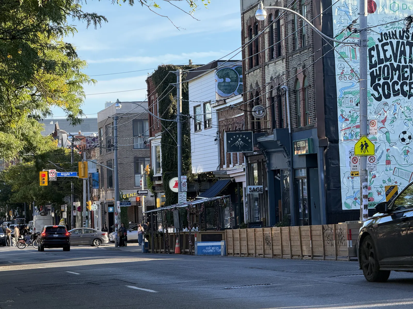 Sam James × Ossington scout photograph — strip